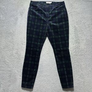 Vineyard Vines Blackwatch 5 pocket plaid pants green blue‎ size 14